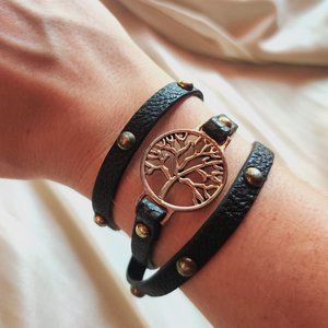 Leather Wrap Bracelet